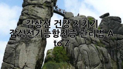 갑상선 건강 지키기 🛡️ 갑상선기능항진증 관리법 A to Z