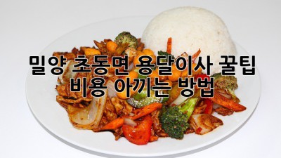 밀양 초동면 용달이사 꿀팁🍯 비용 아끼는 방법!